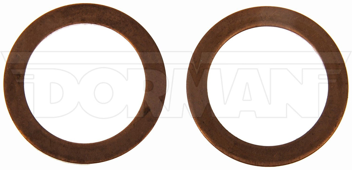 Front View of Engine Oil Drain Plug Gasket DORMAN 095-002CD