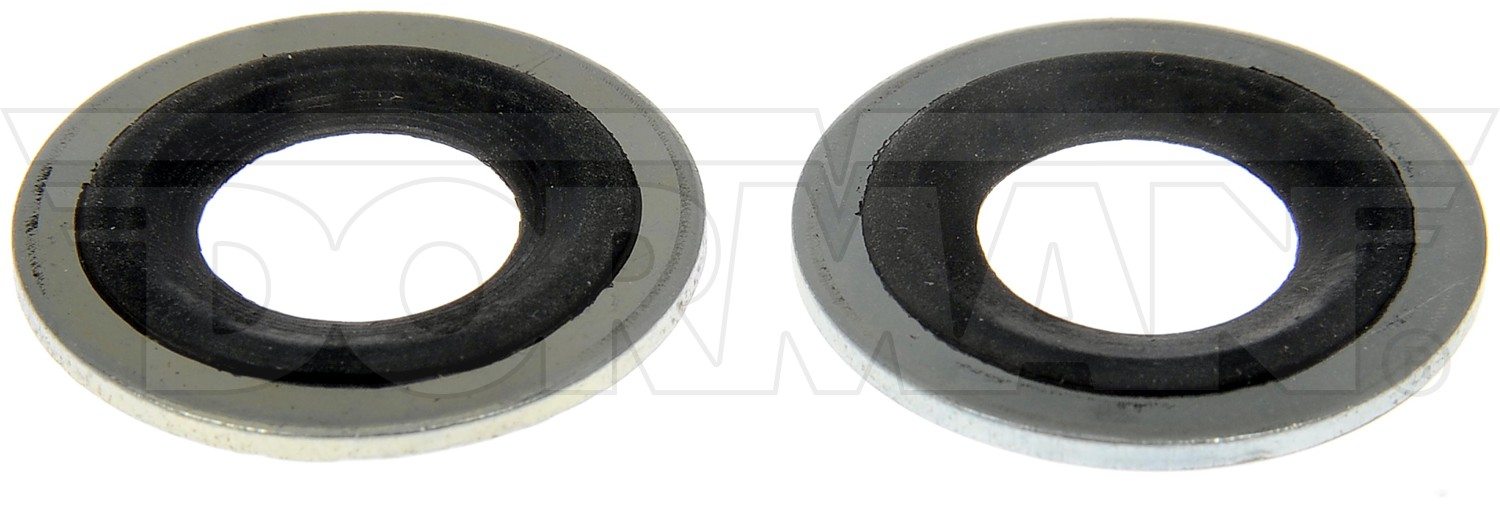 Angle View of Engine Oil Drain Plug Gasket DORMAN 097-021CD