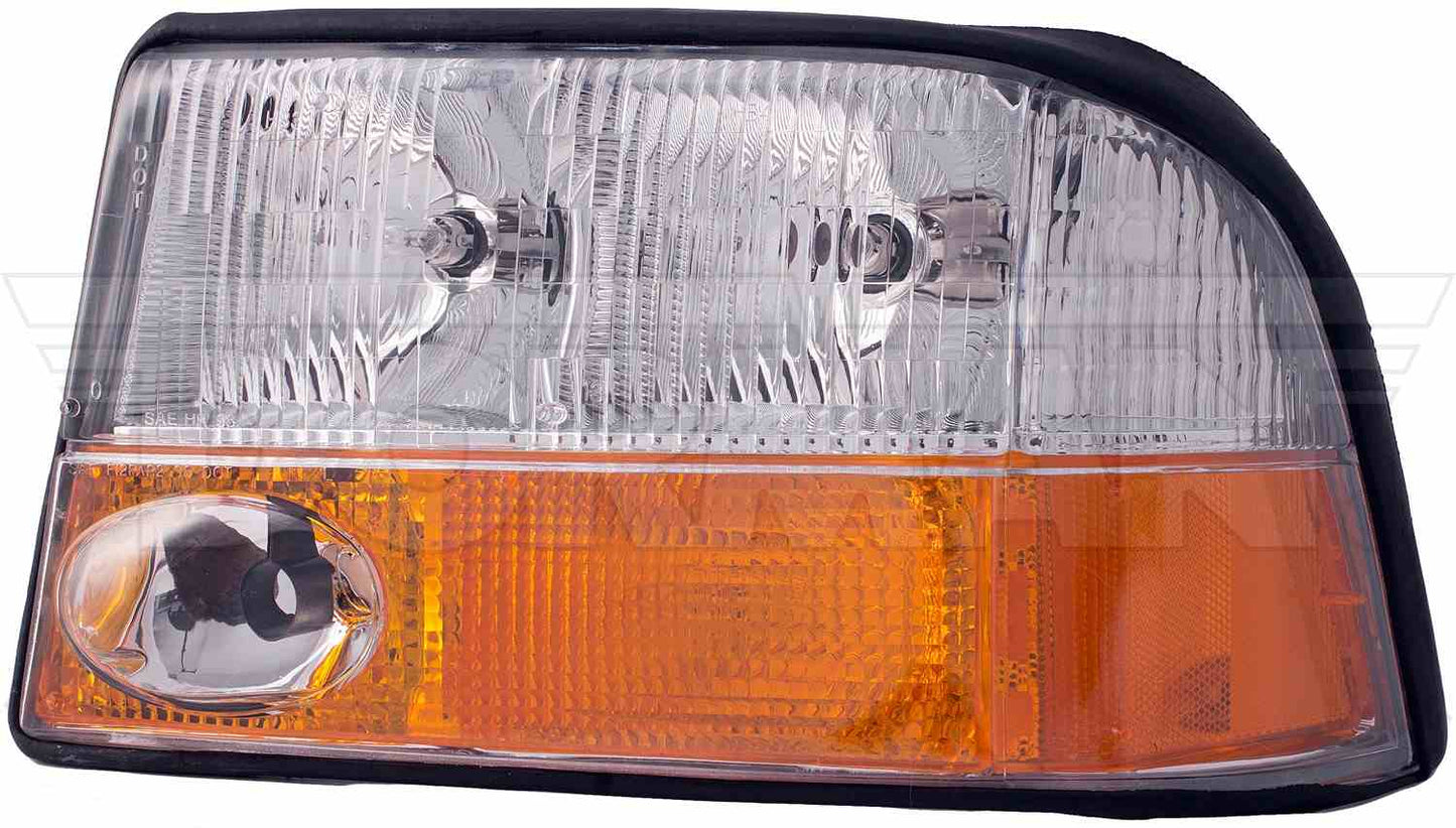 Front View of Left Headlight Assembly DORMAN 1590110