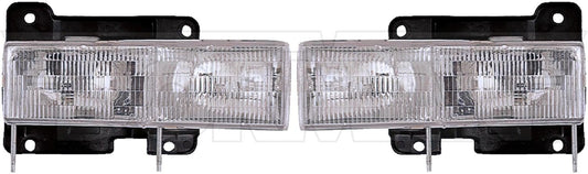 Front View of Front Left Headlight Assembly DORMAN 1590120