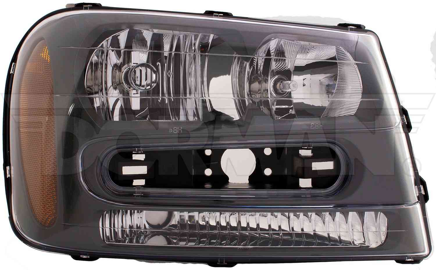 Front View of Right Headlight Assembly DORMAN 1590159