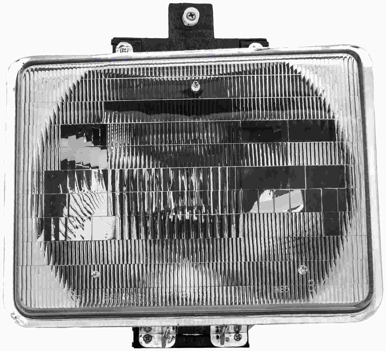 Front View of Left Headlight Assembly DORMAN 1590232