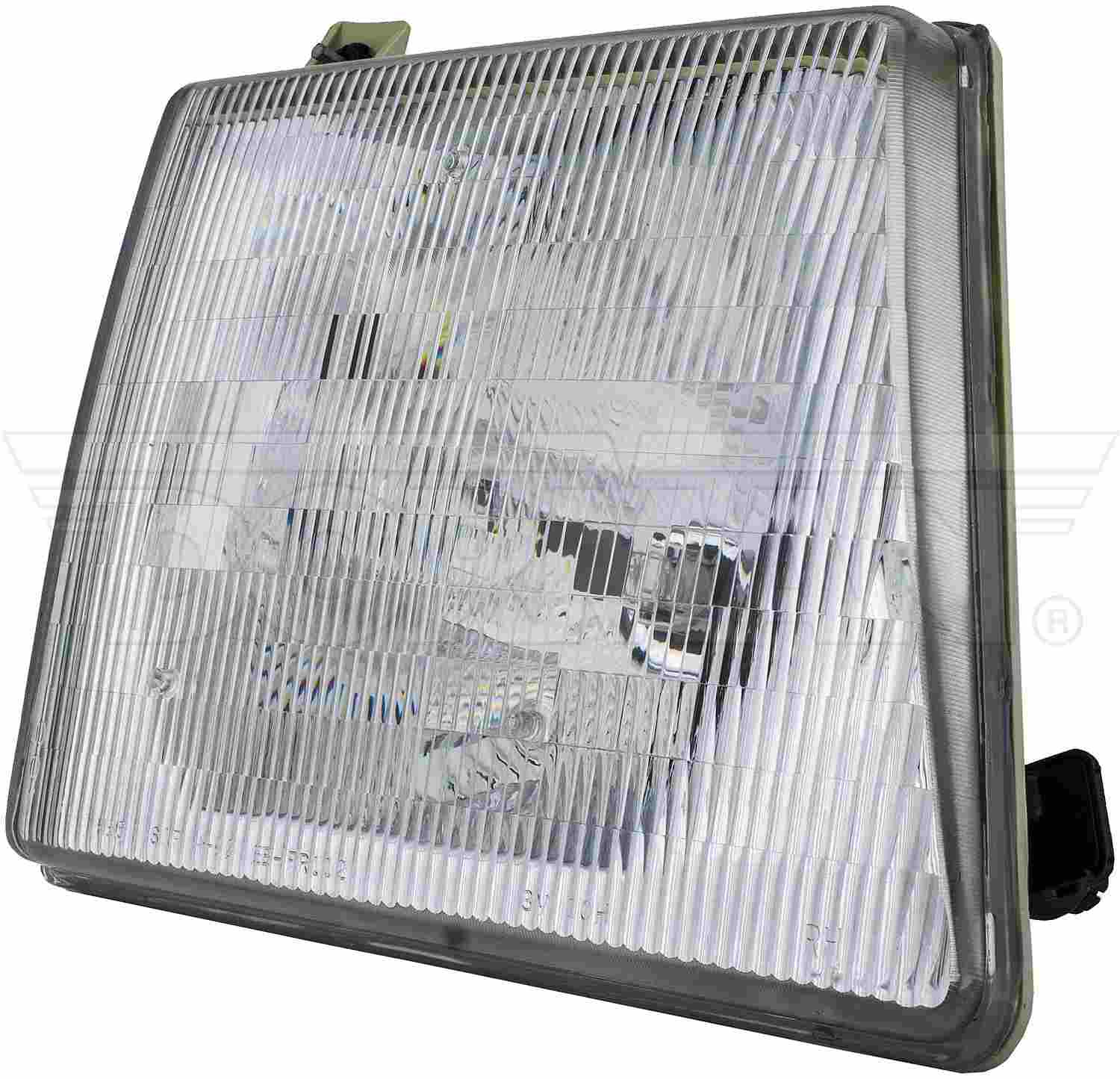 Side View of Right Headlight Assembly DORMAN 1590237