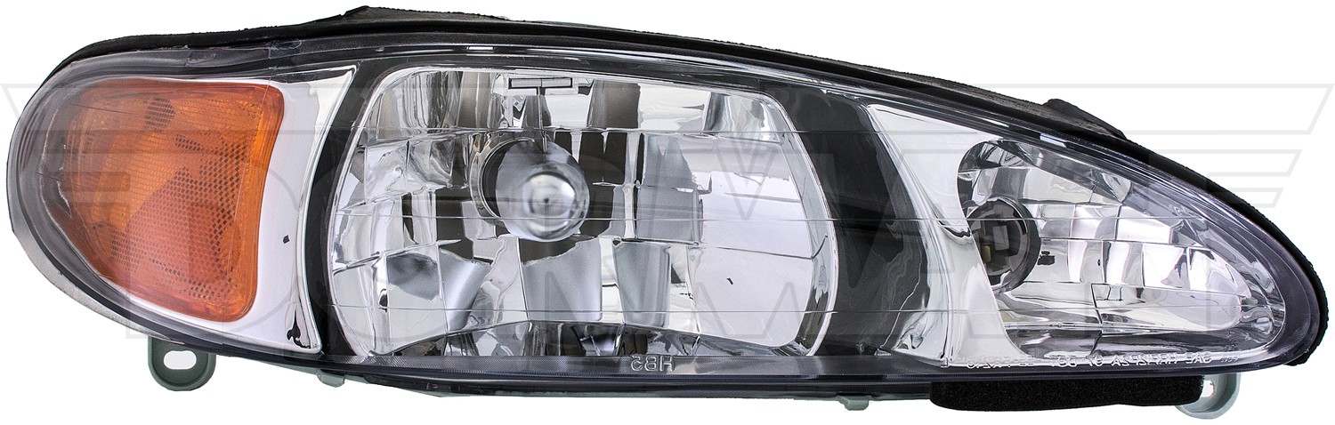 Front View of Right Headlight Assembly DORMAN 1590251