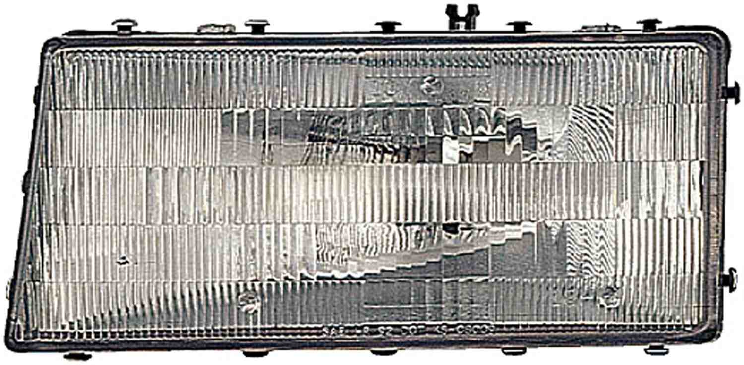 Front View of Left Headlight Assembly DORMAN 1590412