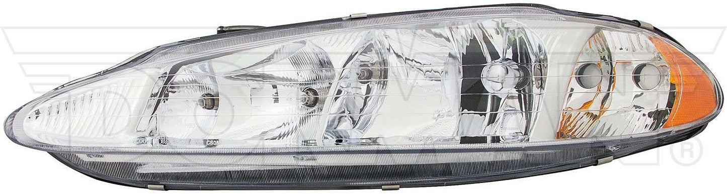 Front View of Left Headlight Assembly DORMAN 1590448