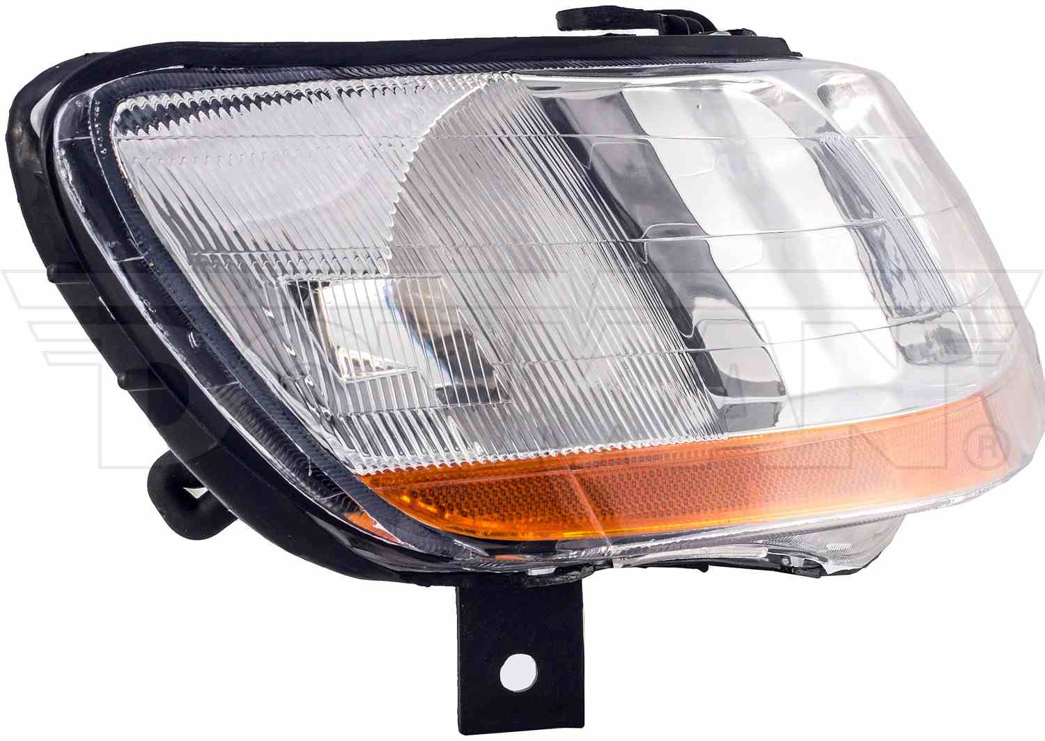 Side View of Left Headlight Assembly DORMAN 1590500