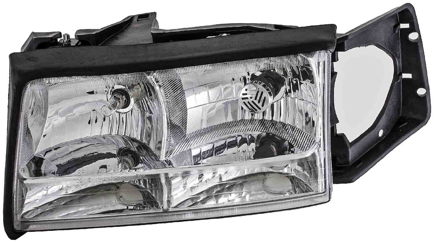 Front View of Left Headlight Assembly DORMAN 1591000