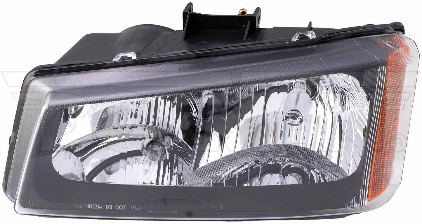 Front View of Left Headlight Assembly DORMAN 1591016