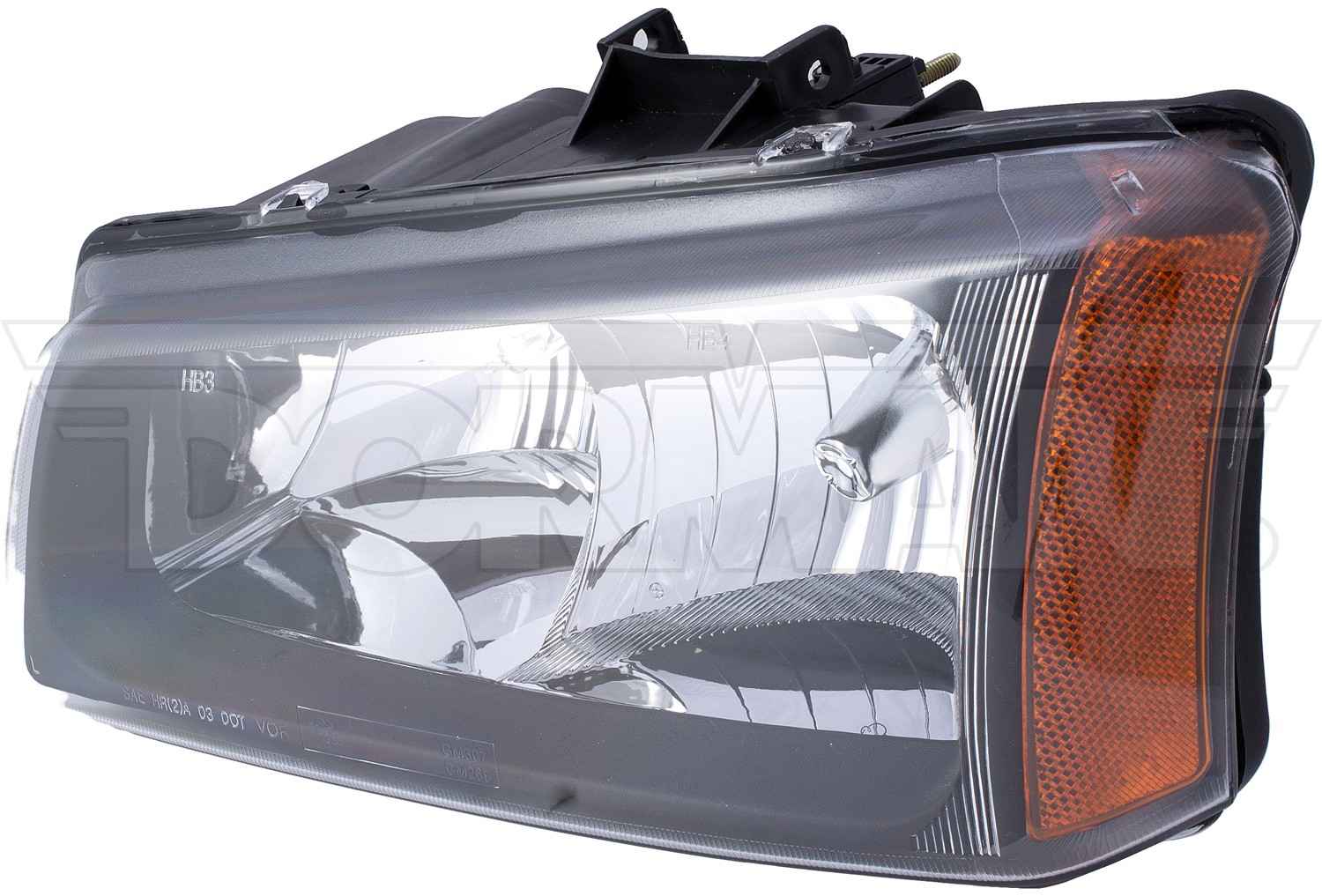 Side View of Left Headlight Assembly DORMAN 1591016