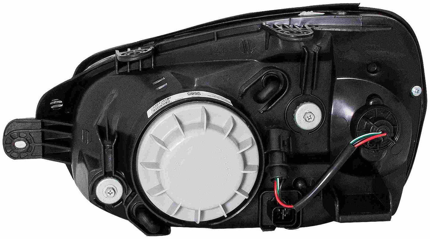 Back View of Right Headlight Assembly DORMAN 1591068