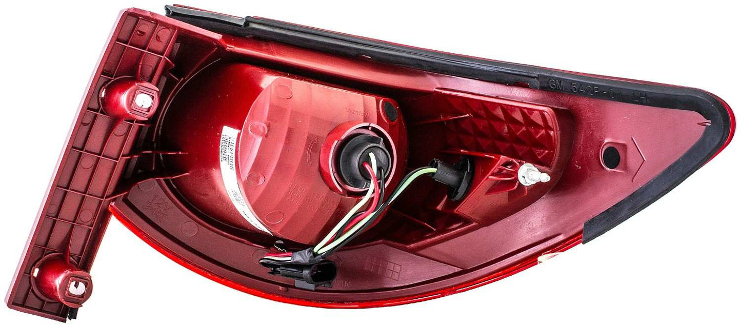 Back View of Left Tail Light Assembly DORMAN 1611592