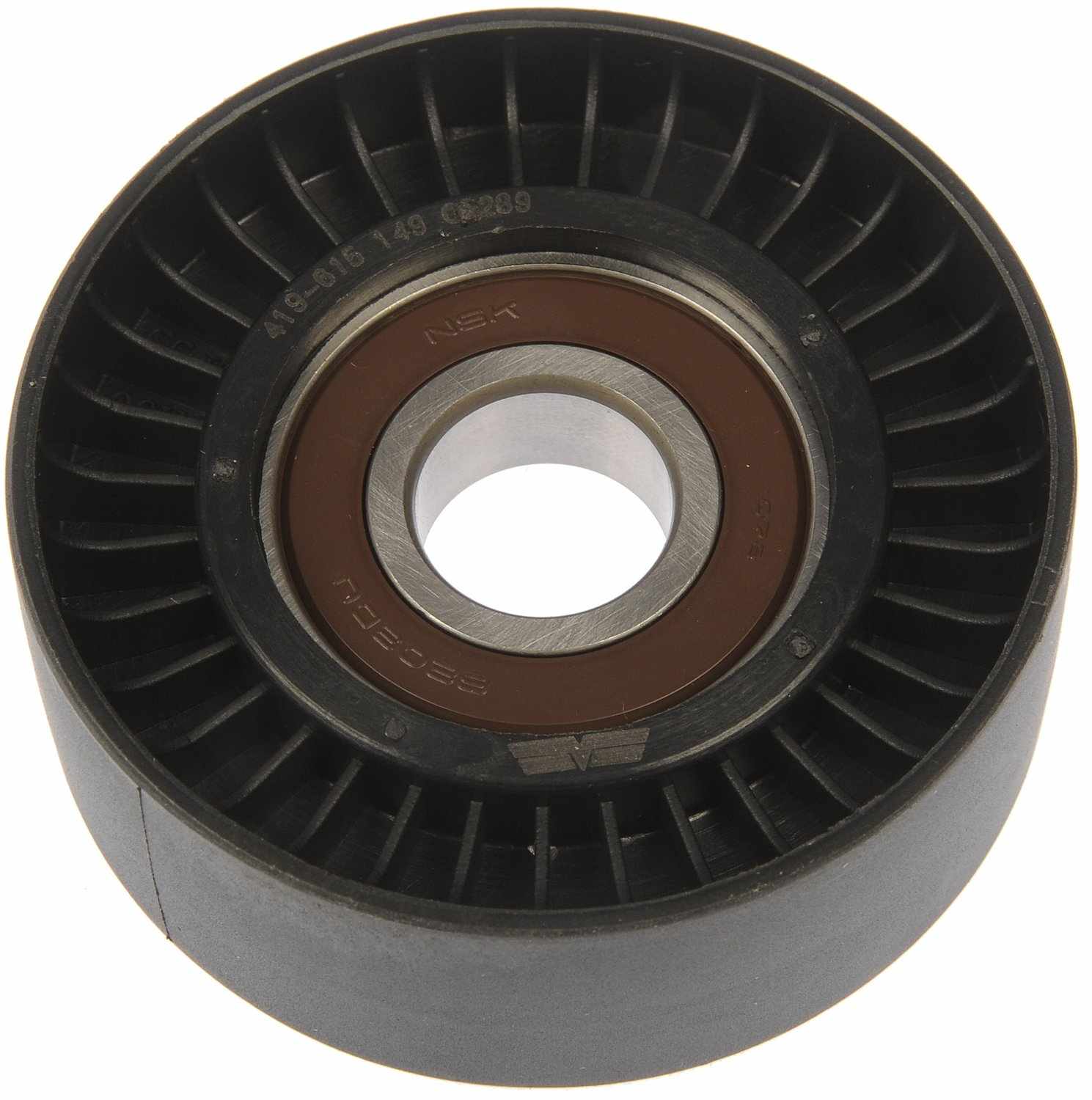 Angle View of Accessory Drive Belt Idler Pulley DORMAN 419-5007