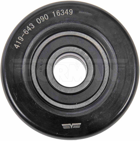 Top View of Accessory Drive Belt Idler Pulley DORMAN 419-643