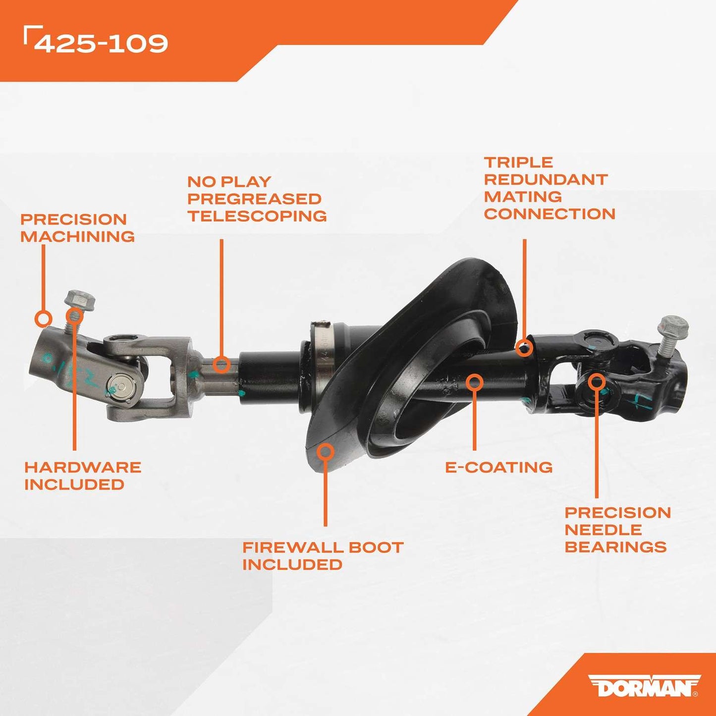 Connector View of Steering Shaft DORMAN 425-109