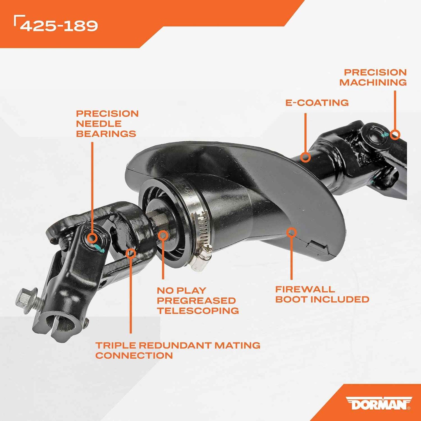 Connector View of Steering Shaft DORMAN 425-189