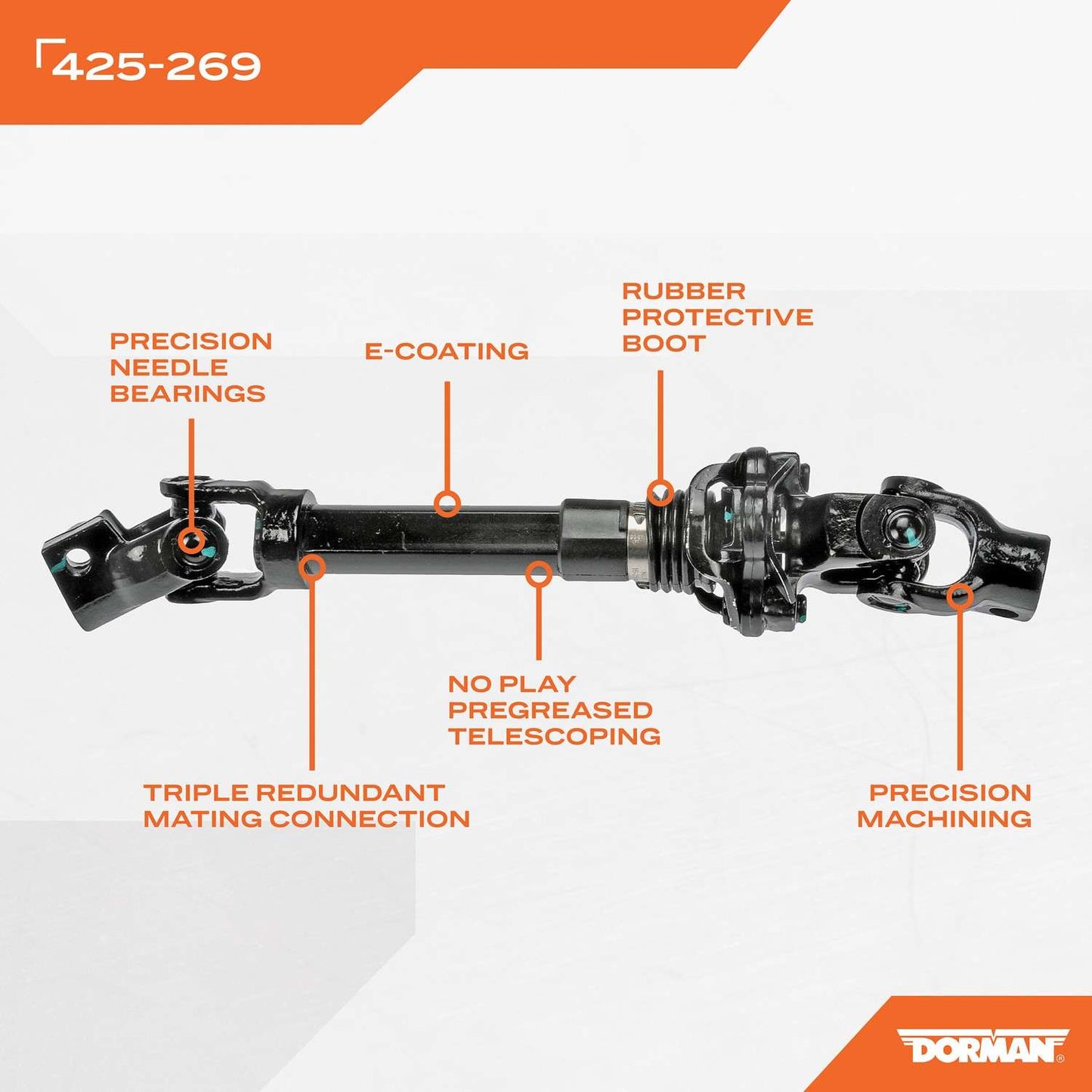 Connector View of Steering Shaft DORMAN 425-269