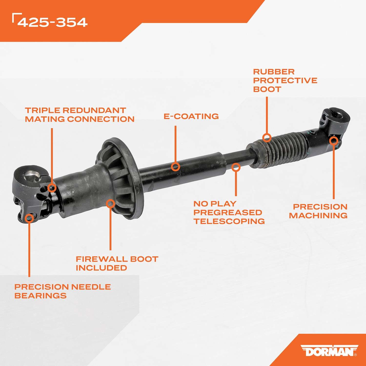 Connector View of Steering Shaft DORMAN 425-354