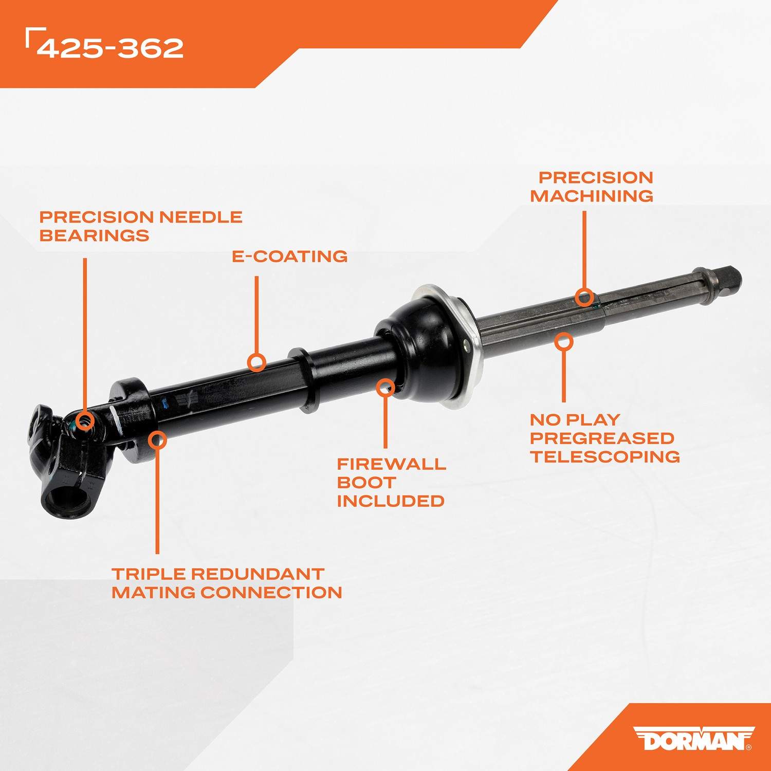 Other View of Steering Shaft DORMAN 425-362