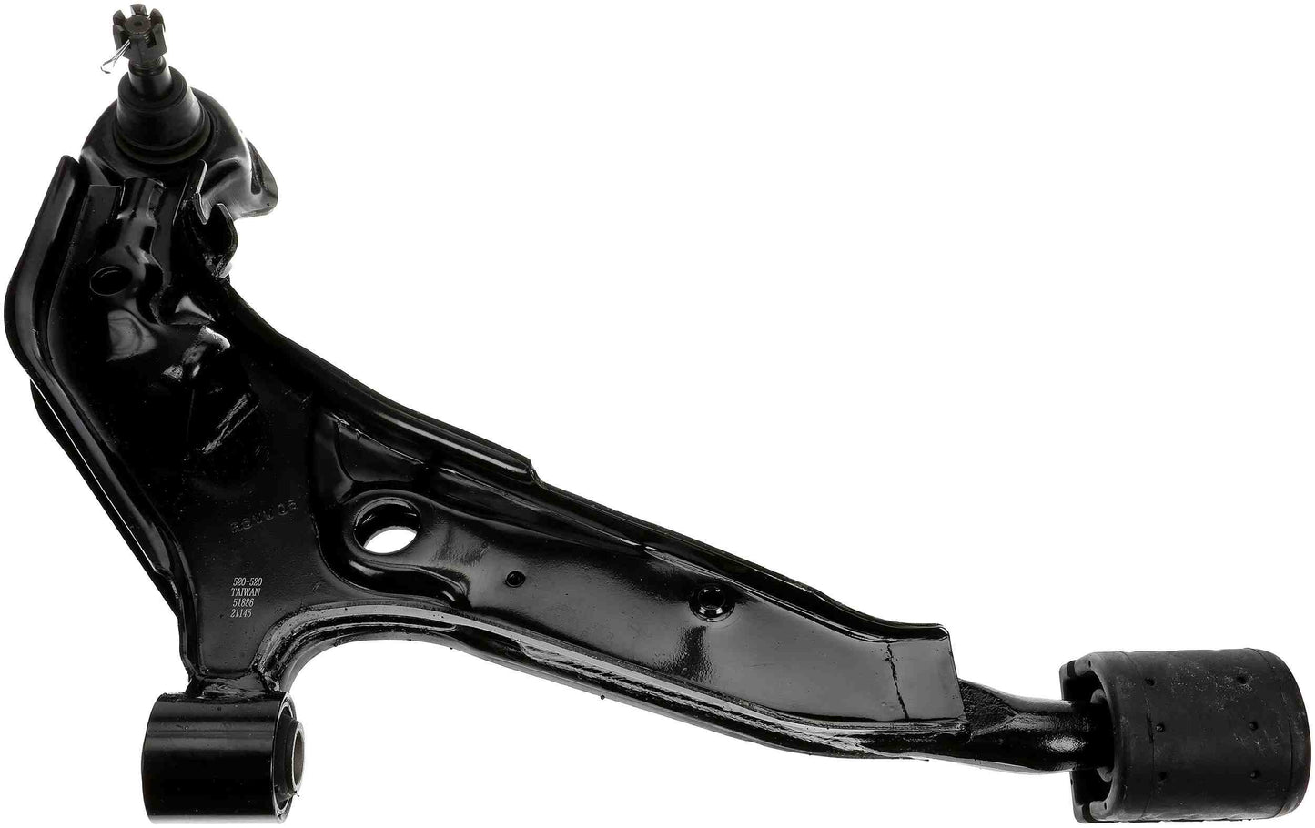 Angle View of Front Right Suspension Control Arm and Ball Joint Assembly DORMAN 520-520