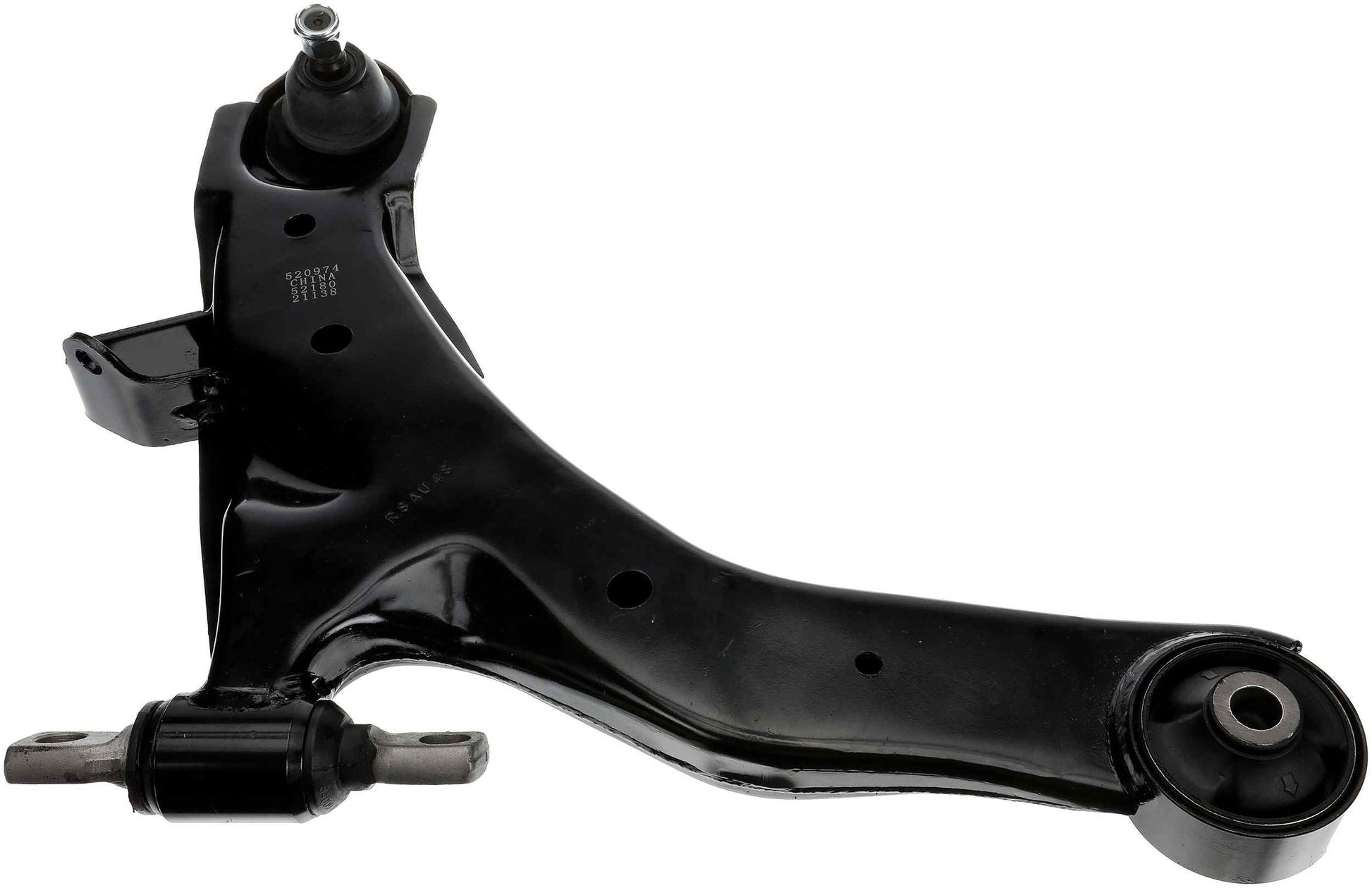 Angle View of Front Right Suspension Control Arm and Ball Joint Assembly DORMAN 520-974