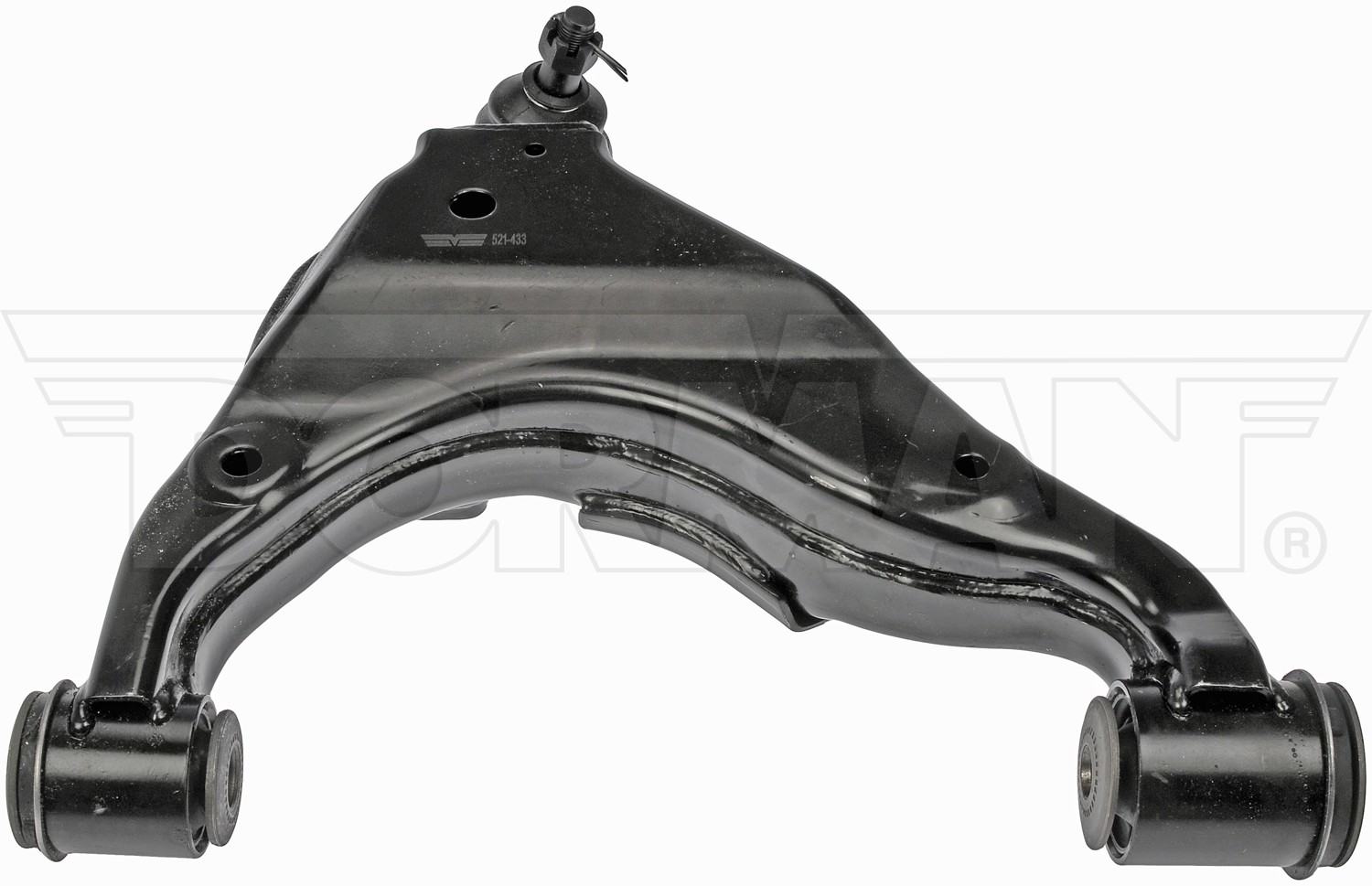 Front View of Front Left Suspension Control Arm and Ball Joint Assembly DORMAN 521-433