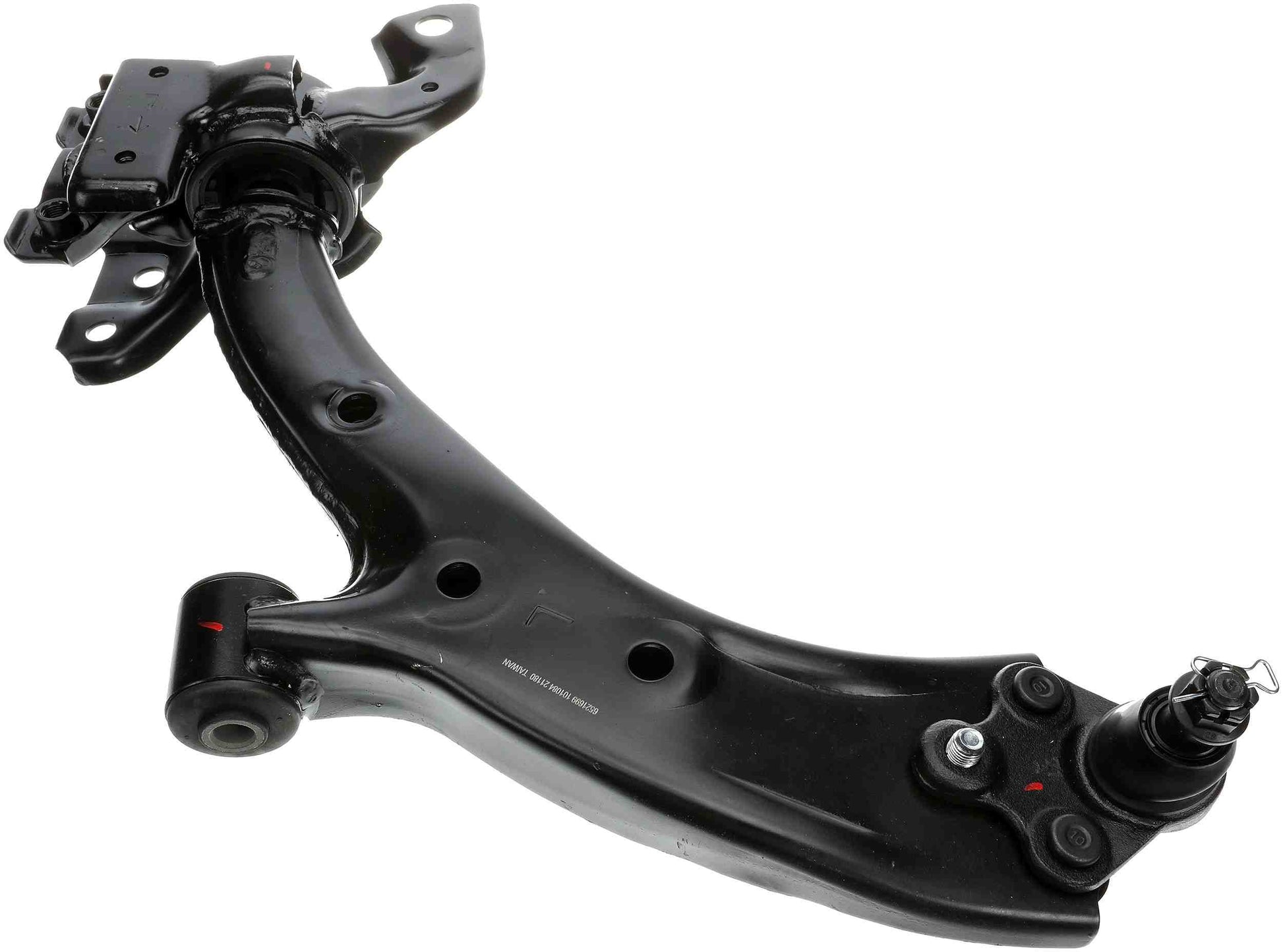 Angle View of Front Left Suspension Control Arm and Ball Joint Assembly DORMAN 521-699