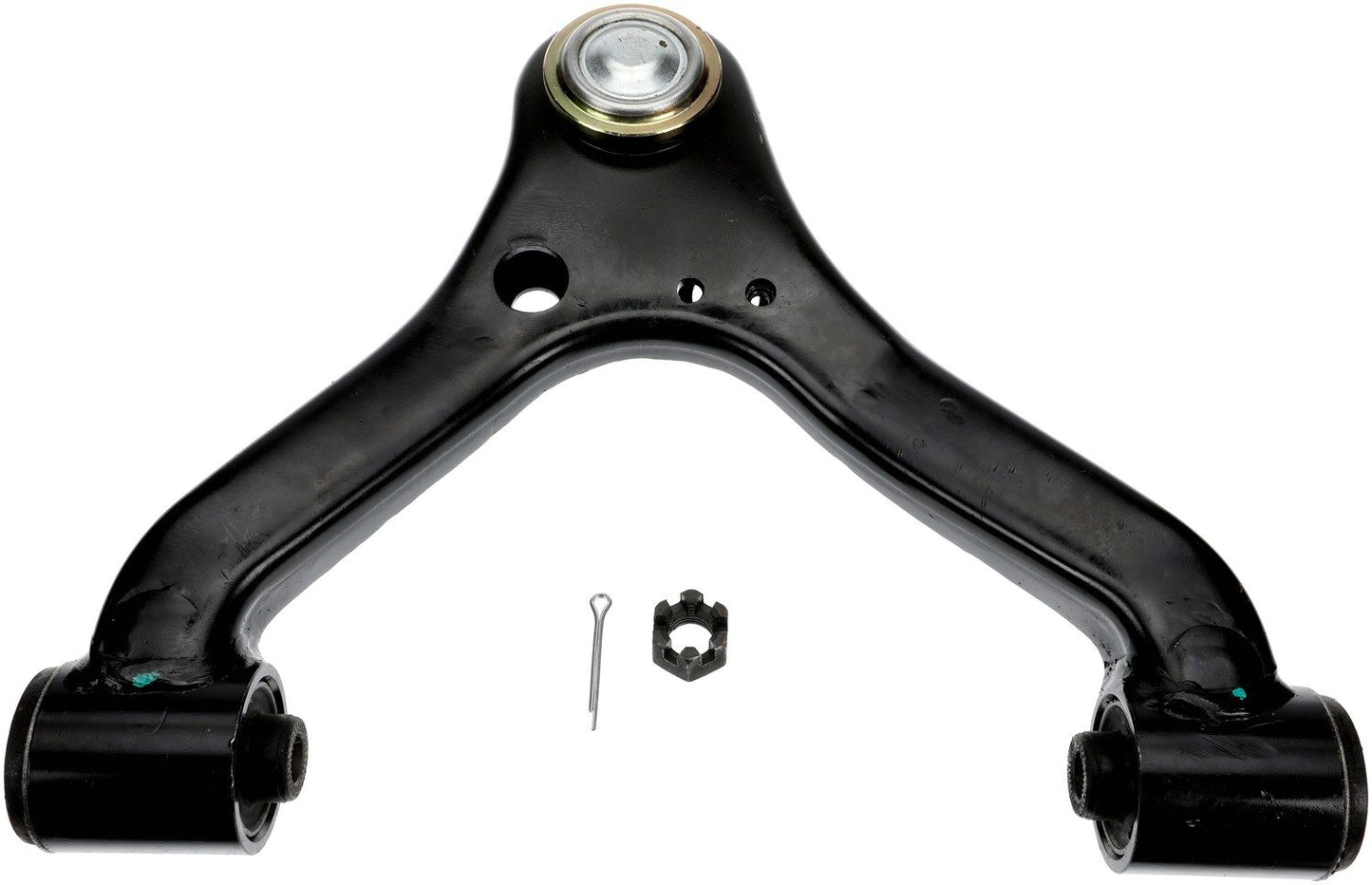 Bottom View of Front Upper Left Suspension Control Arm and Ball Joint Assembly DORMAN 522-003