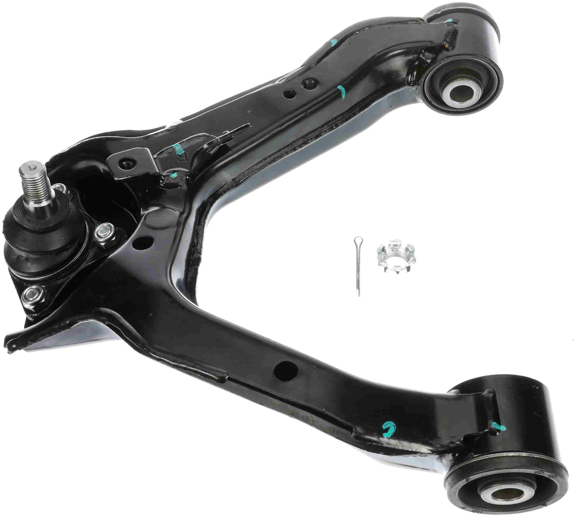 Bottom View of Front Upper Right Suspension Control Arm and Ball Joint Assembly DORMAN 522-158