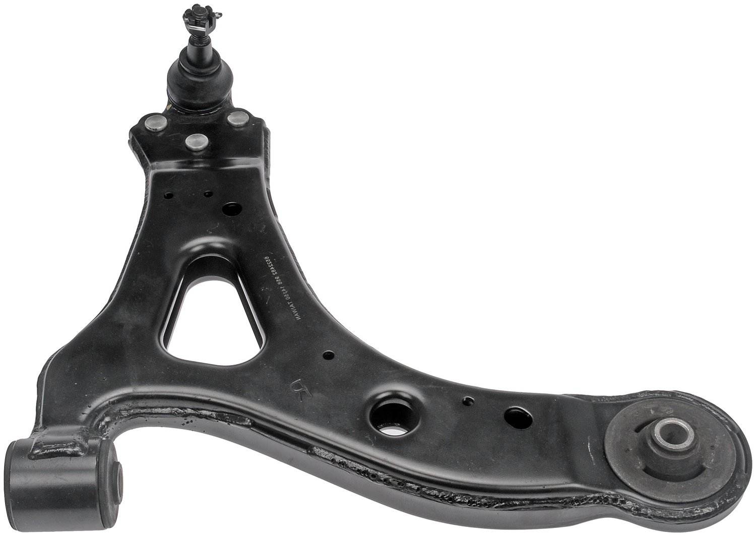 Front View of Front Left Suspension Control Arm and Ball Joint Assembly DORMAN 522-481