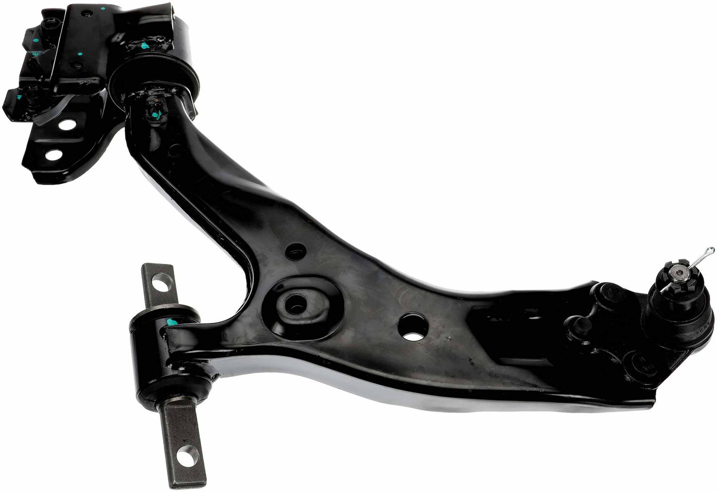 Angle View of Front Left Suspension Control Arm and Ball Joint Assembly DORMAN 522-809