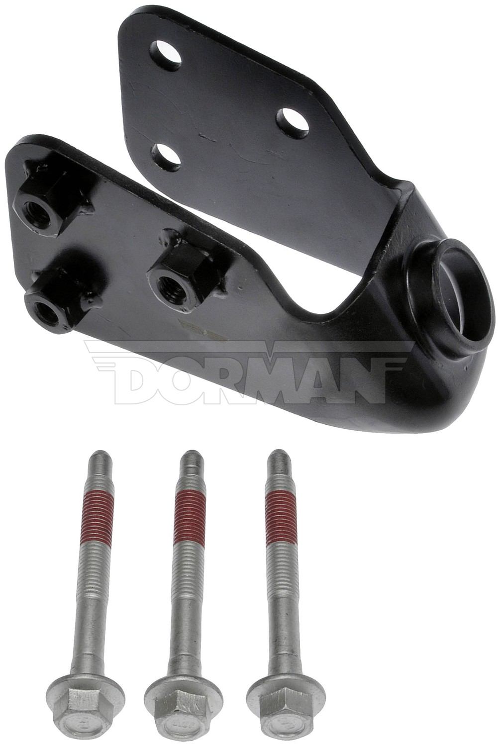 Front View of Left Radius Arm Bracket DORMAN 523-221