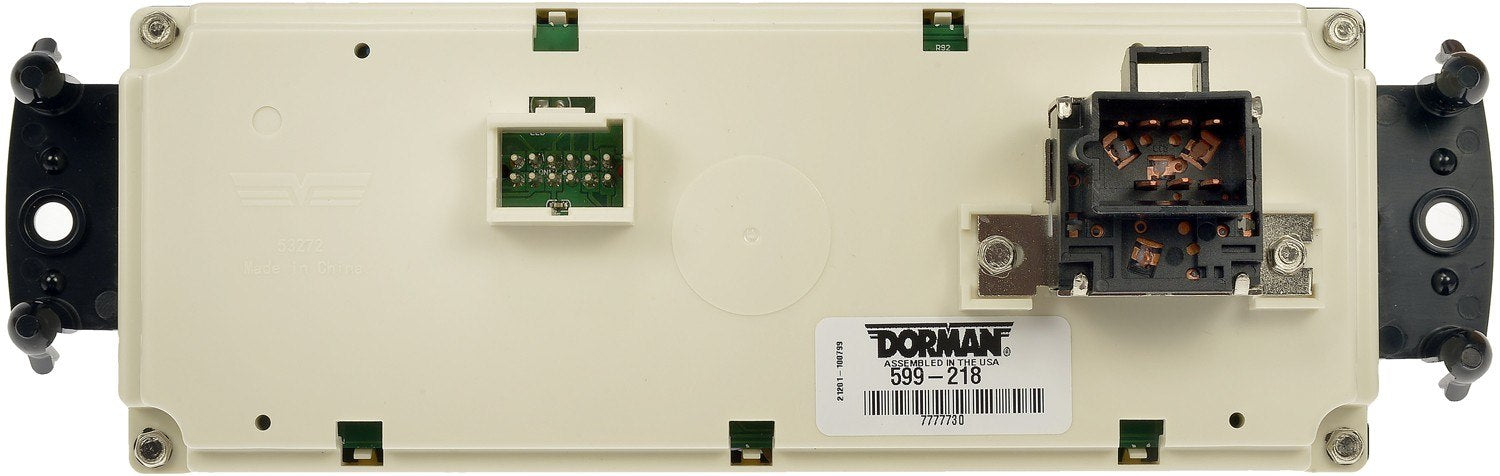 Back View of HVAC Control Module DORMAN 599-218