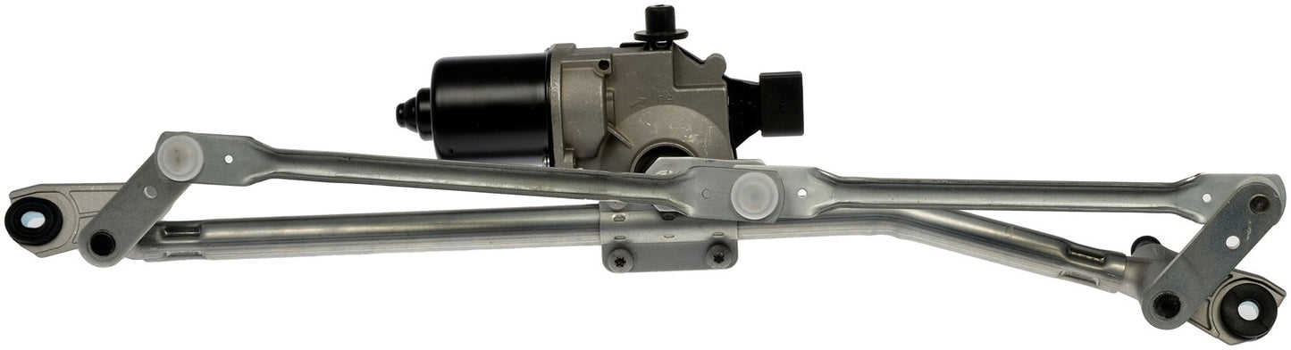 Back View of Front Windshield Wiper Motor and Linkage Assembly DORMAN 602-066AS