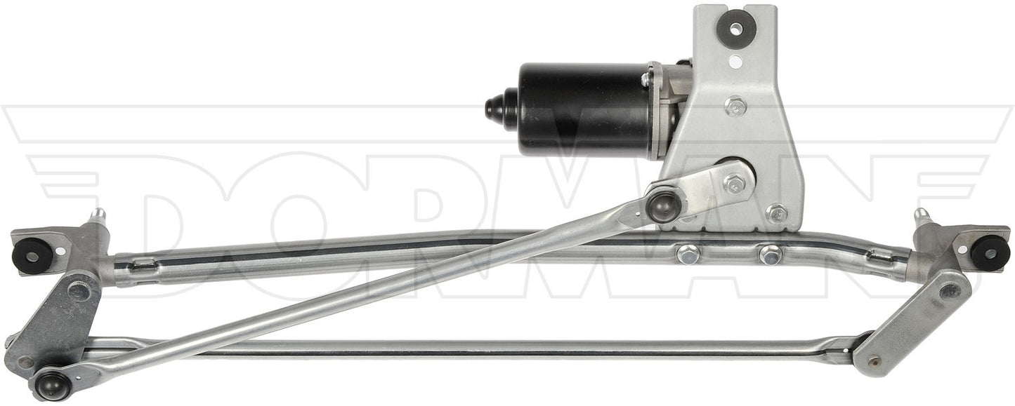 Back View of Windshield Wiper Motor and Linkage Assembly DORMAN 602-301AS