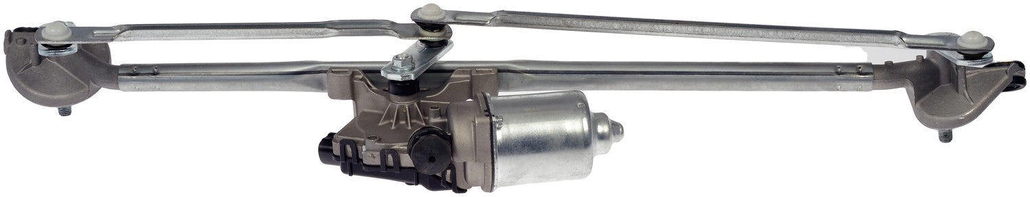 Back View of Front Windshield Wiper Motor and Linkage Assembly DORMAN 602-427AS