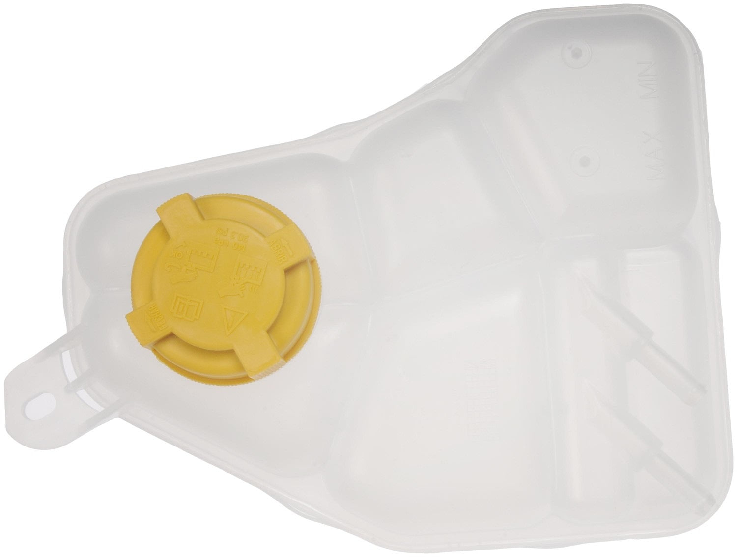 Top View of Front Engine Coolant Reservoir DORMAN 603-459