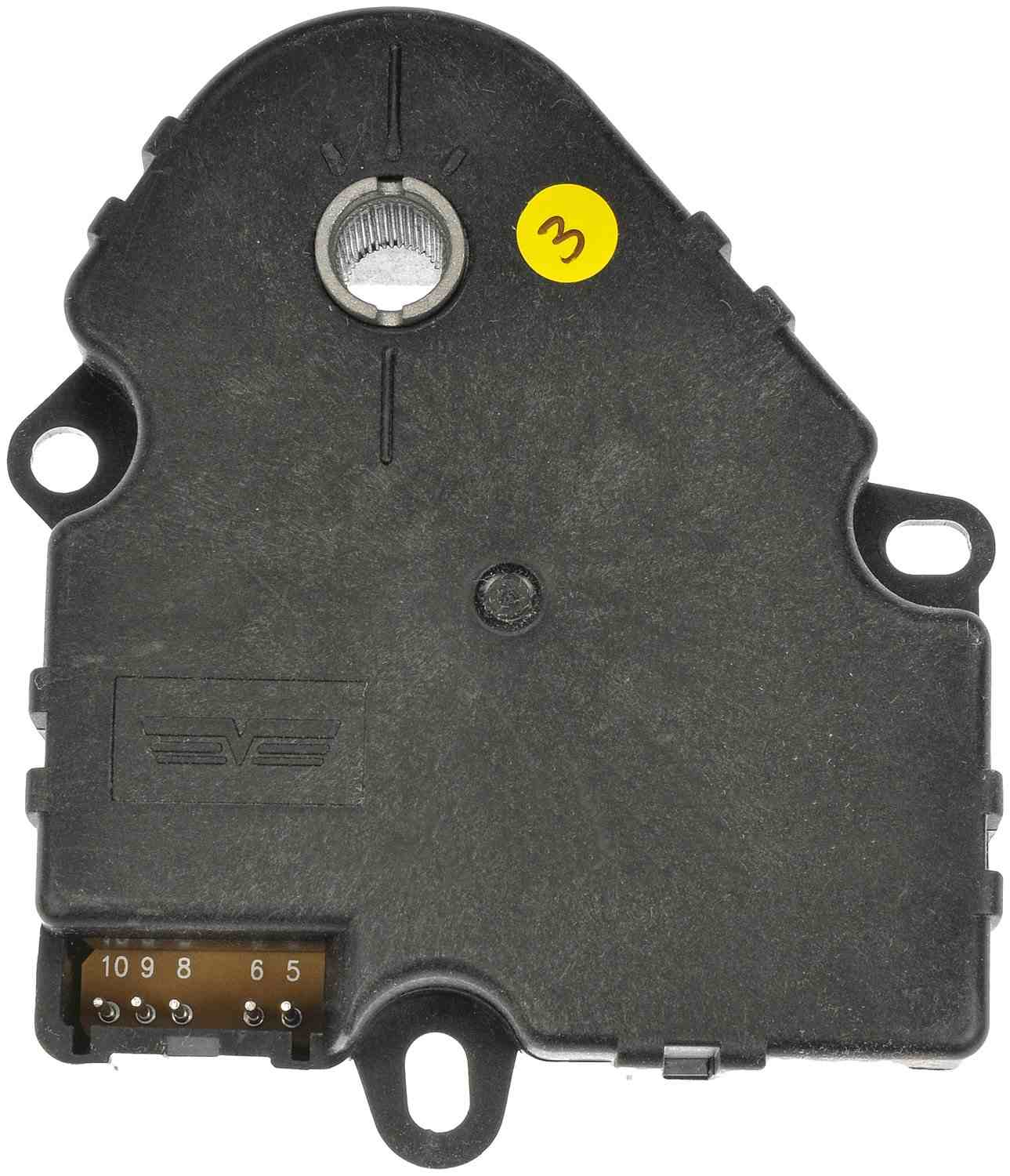 Back View of HVAC Blend Door Actuator DORMAN 604-048