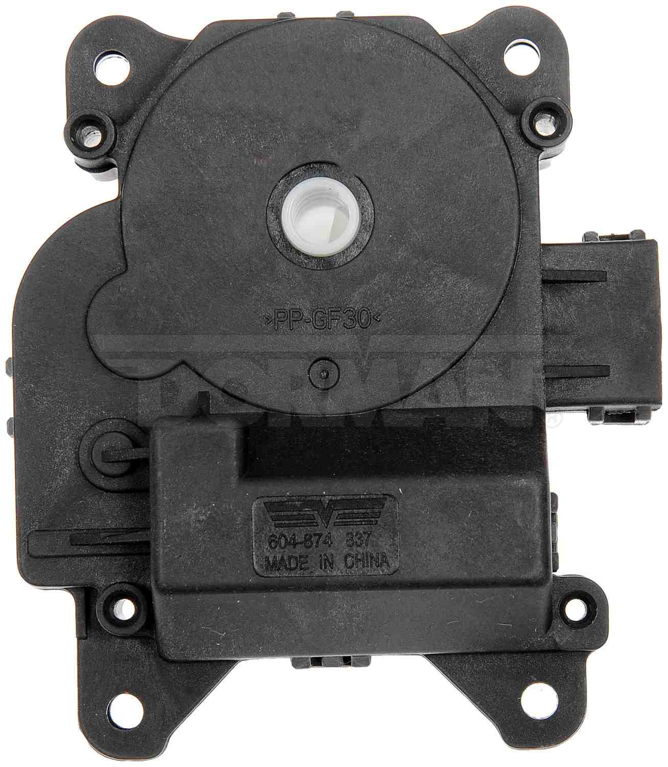 Back View of Left HVAC Blend Door Actuator DORMAN 604-874