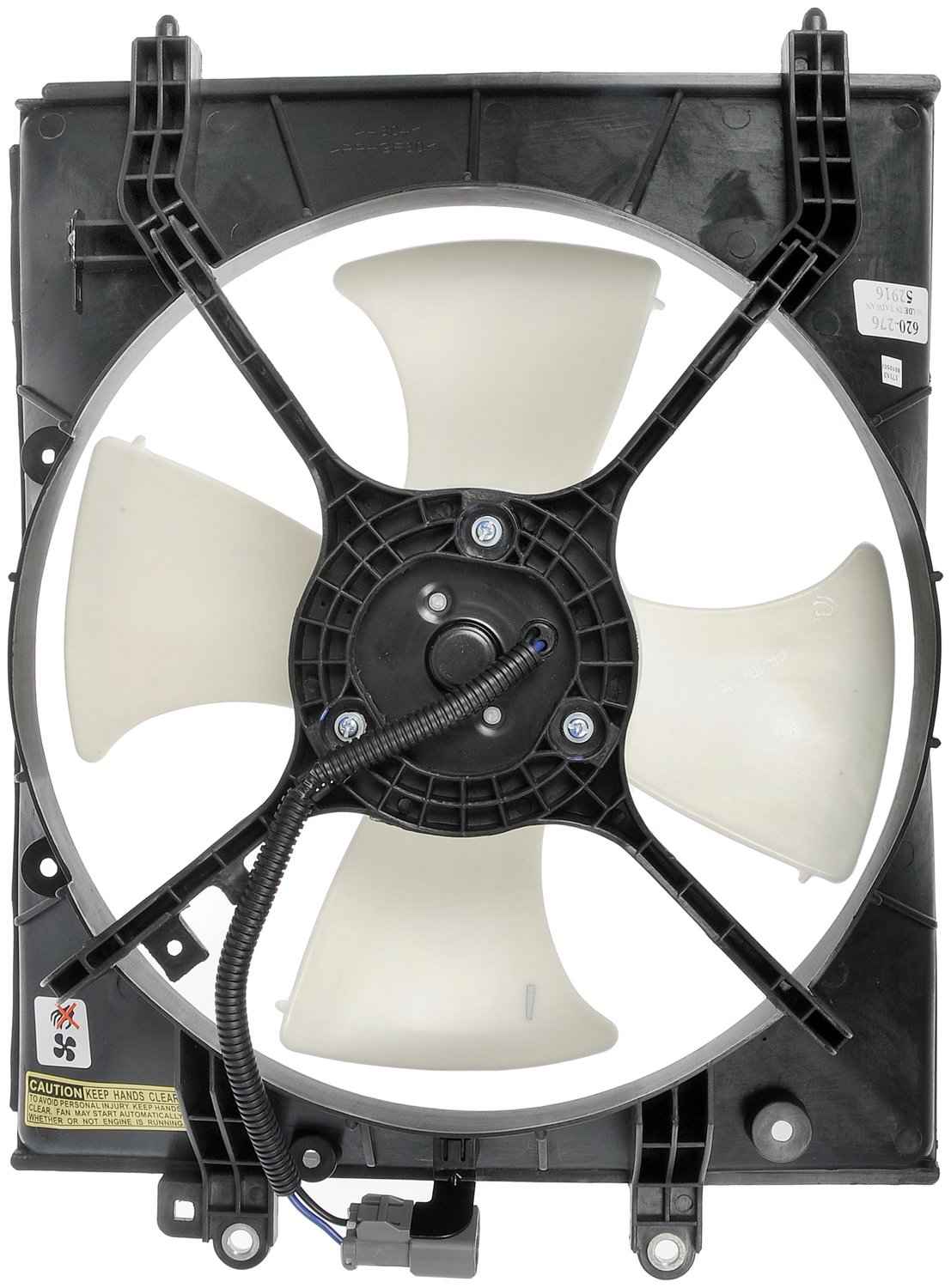 Front View of A/C Condenser Fan Assembly DORMAN 620-276