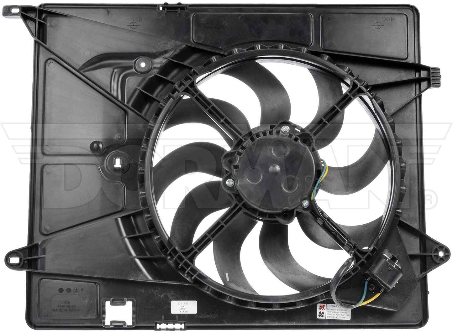 Front View of Engine Cooling Fan Assembly DORMAN 621-576