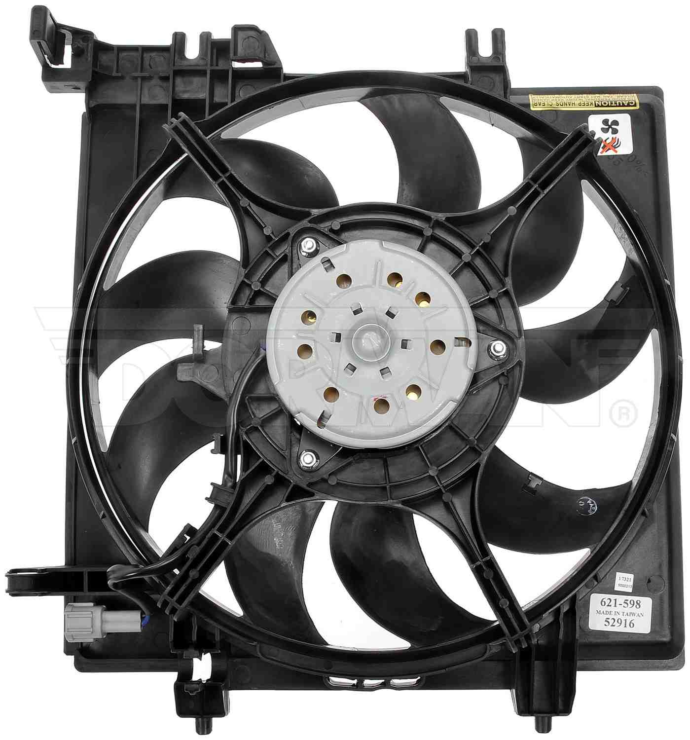 Front View of Engine Cooling Fan Assembly DORMAN 621-598