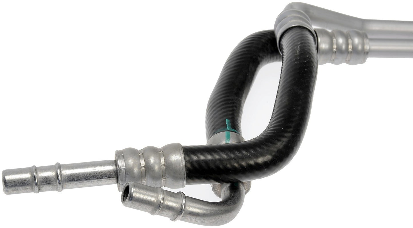 Side View of Automatic Transmission Oil Cooler Hose Assembly DORMAN 624-578