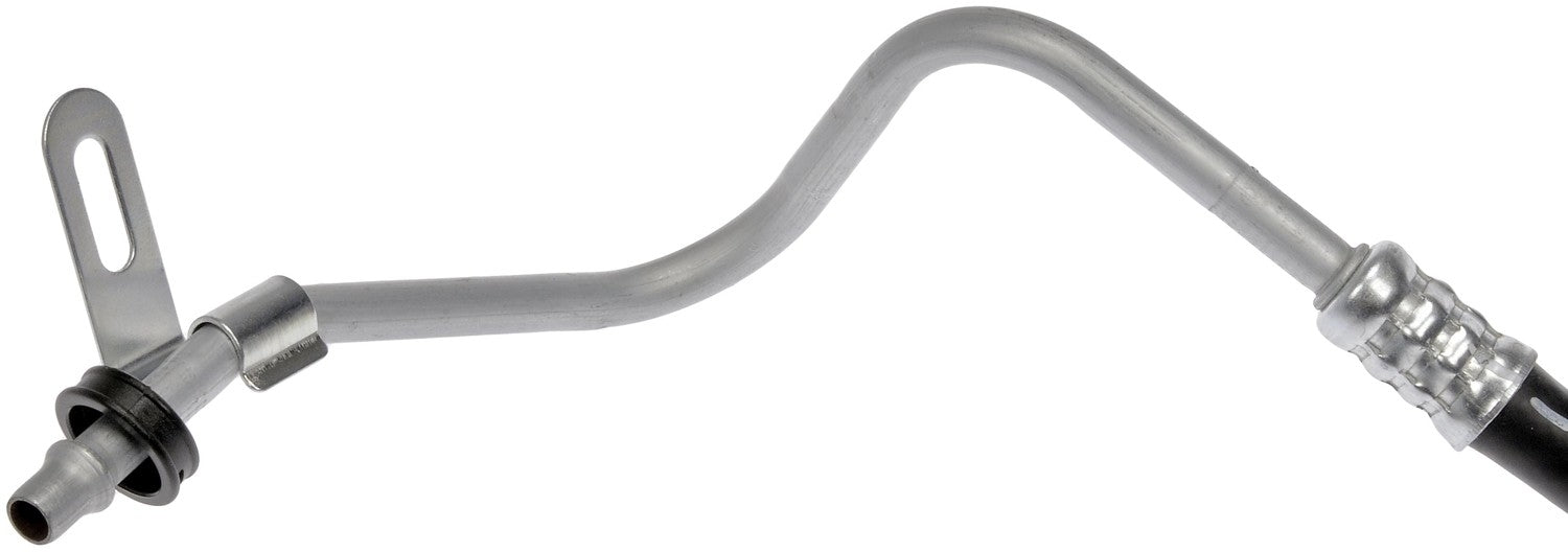 Side View of Upper Automatic Transmission Oil Cooler Hose Assembly DORMAN 624-710