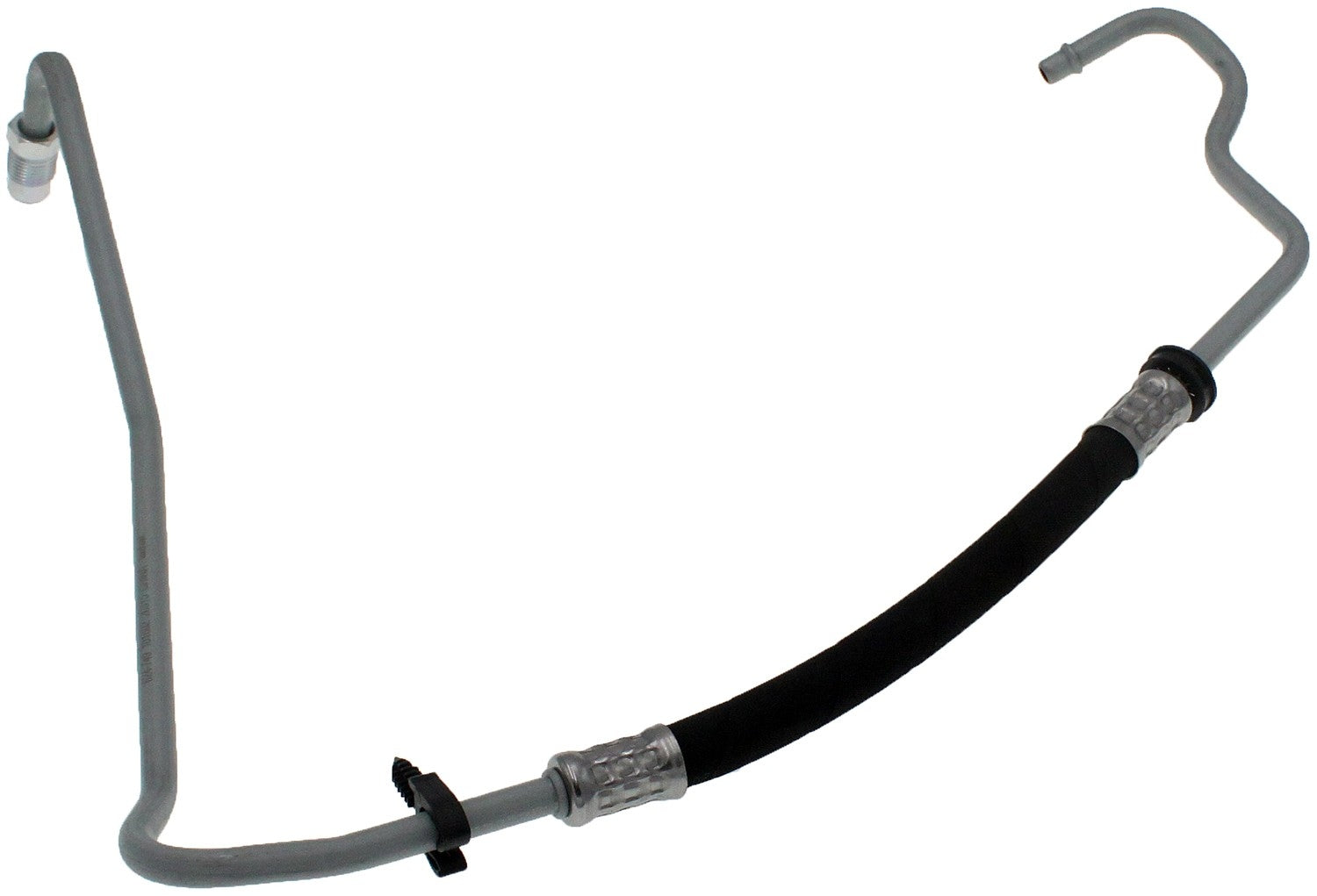 Angle View of Upper Automatic Transmission Oil Cooler Hose Assembly DORMAN 624-749