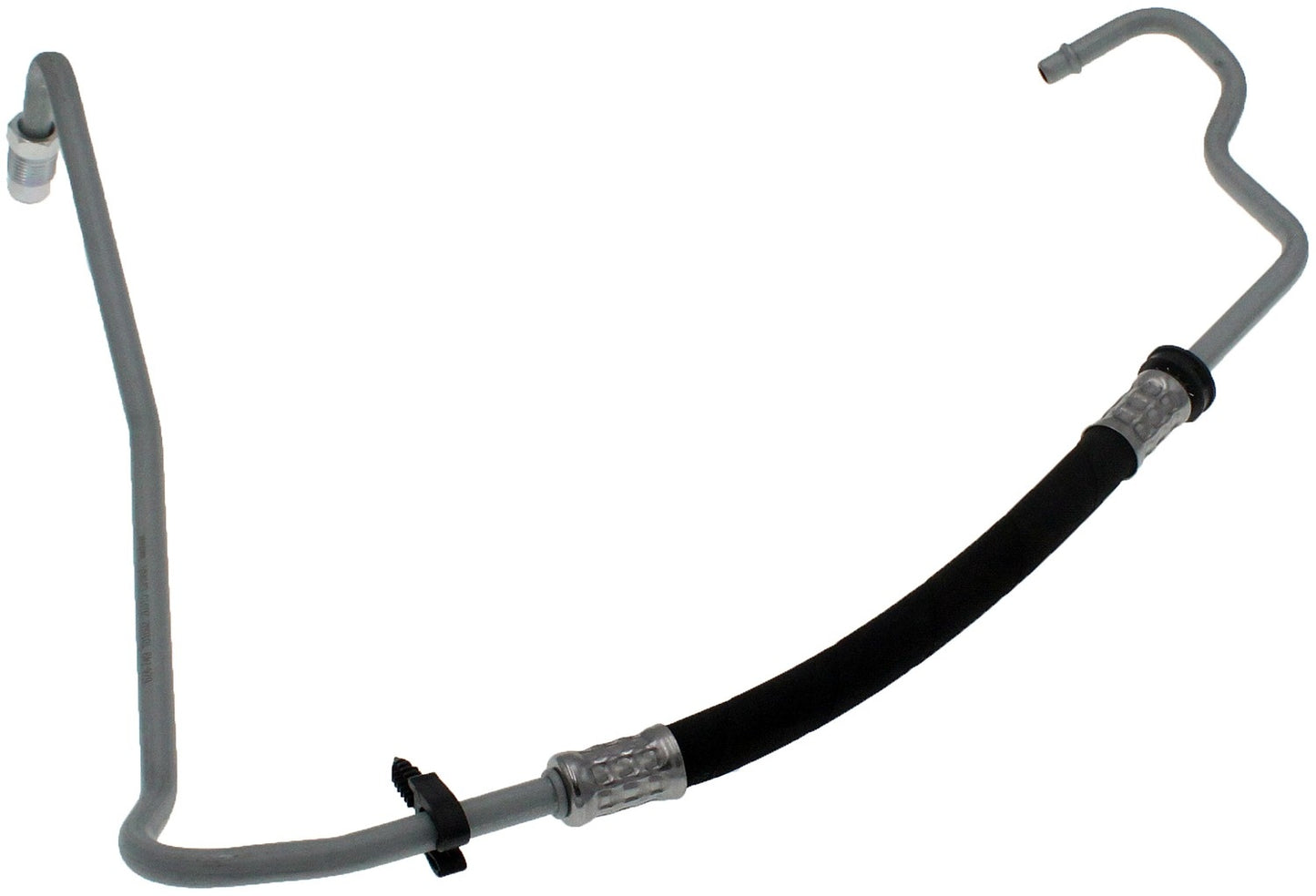 Bottom View of Upper Automatic Transmission Oil Cooler Hose Assembly DORMAN 624-749