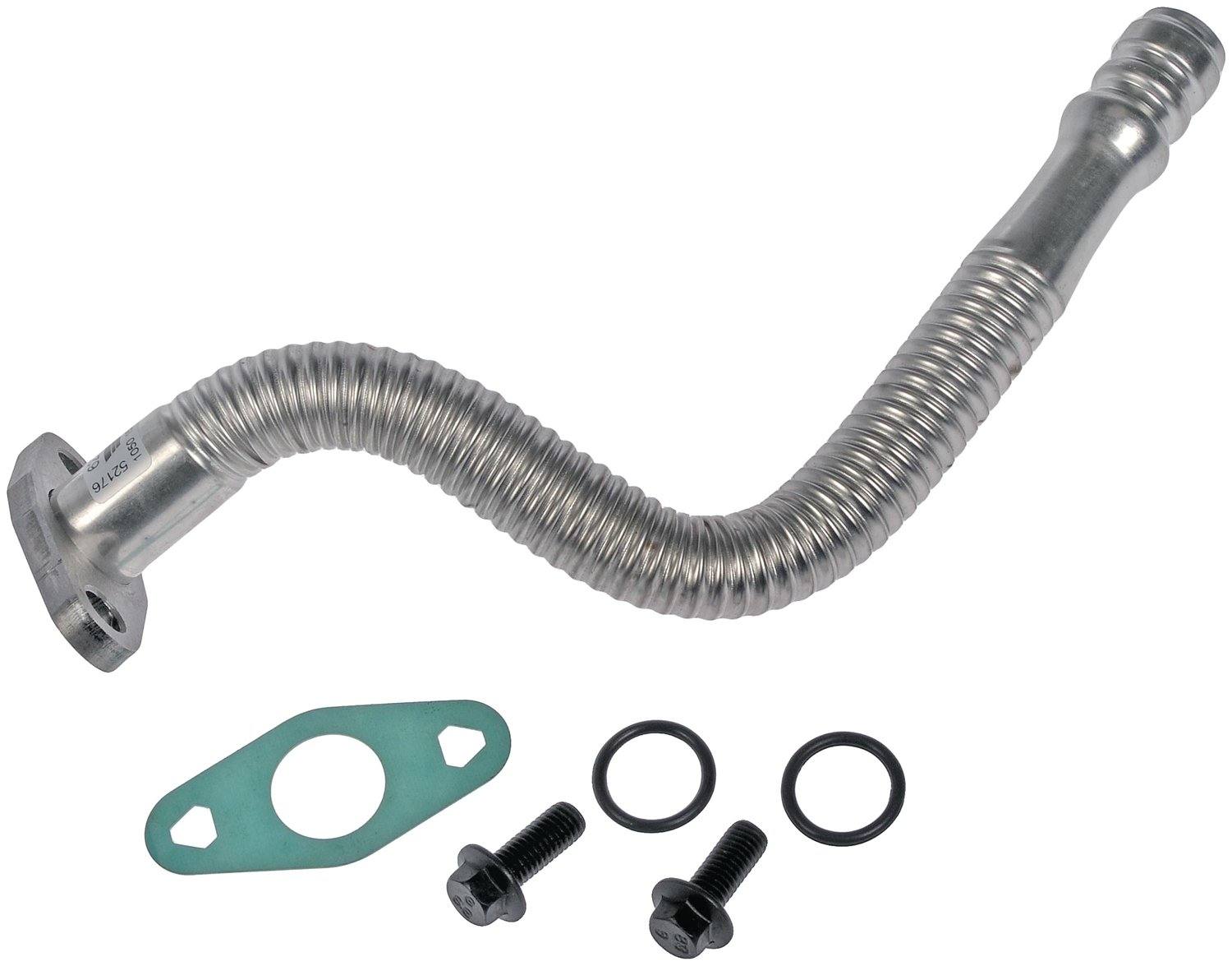 Angle View of Turbocharger Oil Line DORMAN 625-212