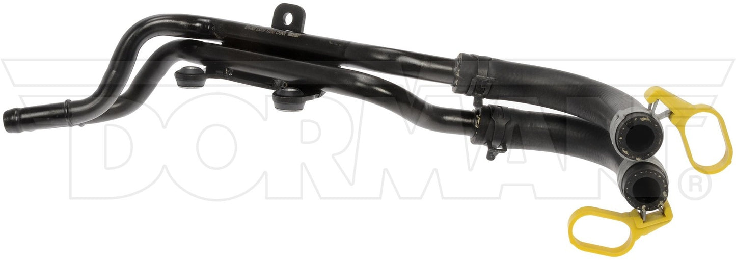 Angle View of Rear HVAC Heater Hose Assembly DORMAN 626-607