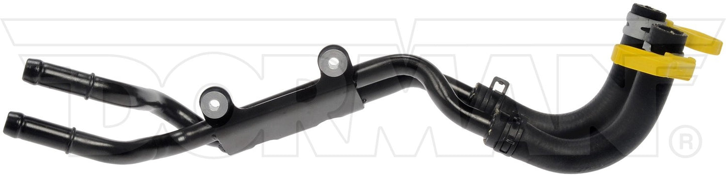 Top View of Rear HVAC Heater Hose Assembly DORMAN 626-607