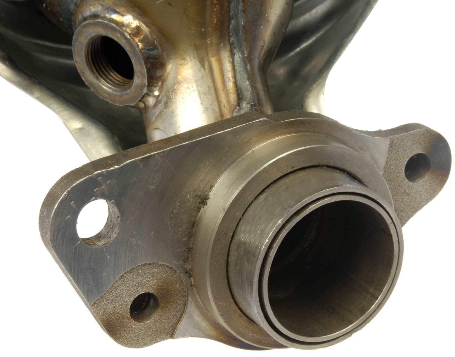 Bottom View of Catalytic Converter with Integrated Exhaust Manifold DORMAN 673-608